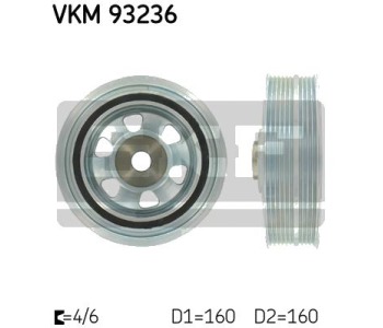 Ремъчна шайба, колянов вал SKF VKM 93236 за IVECO DAILY III товарен от 1997 до 2007