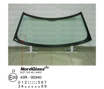 Челно стъкло NordGlass за MINI CLUBMAN (R55) от 2006 до 2014