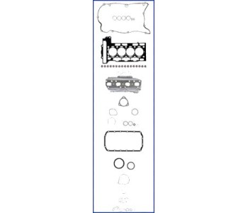 Пълен комплект гарнитури за двигателя AJUSA за MINI CLUBMAN (R55) от 2006 до 2014