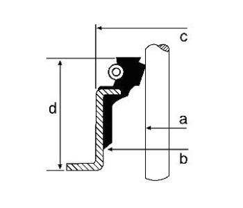 Гумичка стъбло на клапана мм CORTECO