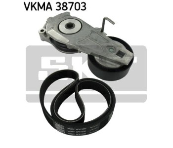 Комплект пистов ремък SKF VKMA 38703 за MINI COOPER (R50, R53) от 2001 до 2006