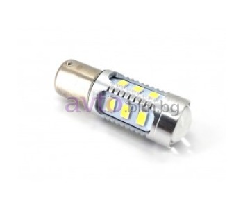 LED крушка BA15S CANBUS 12/24V 600LM оранжева - 1бр