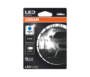 Крушки LED OSRAM W5W 12V W2,1x9,5d 2бр.