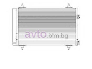 Климатичен радиатор размер 560/360/16 за PEUGEOT 307 (3A/C) хечбек от 2000 до 2008