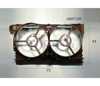 Рамка за вентилатор охлаждане на двигателя P.R.C за PEUGEOT 406 (8E/F) комби от 1996 до 2004