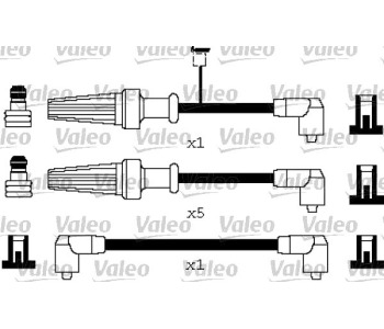 Комплект запалителни кабели VALEO за VOLVO 780 от 1986 до 1990