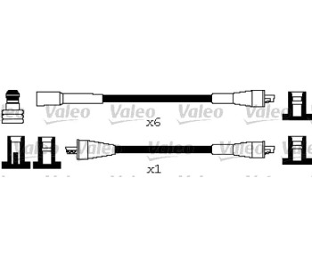Комплект запалителни кабели VALEO за OPEL SENATOR A (29_) от 1978 до 1987