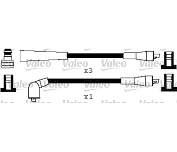 Комплект запалителни кабели VALEO за SUZUKI SWIFT I (AA) от 1983 до 1989