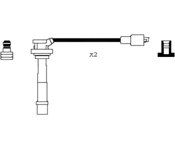 Комплект запалителни кабели VALEO за SUZUKI BALENO (EG) хечбек от 1995 до 1999