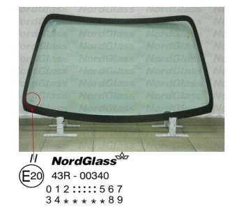 Челно стъкло NordGlass за SUZUKI ALTO (FF) от 2004 до 2009