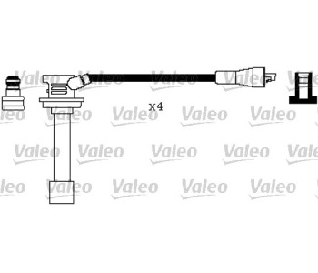 Комплект запалителни кабели VALEO за SUZUKI GRAND VITARA I (FT, HT) от 1998 до 2006