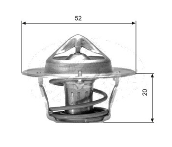 Термостат, охладителна течност GATES TH04182G1 за DAIHATSU CHARMANT (A) от 1981 до 1987