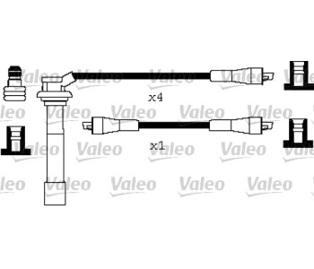 Комплект запалителни кабели VALEO за SUZUKI VITARA (ET, TA) от 1989 до 1999