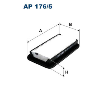 Въздушен филтър FILTRON AP 176/5 за SUZUKI SX4 (EY, GY) от 2006 до 2014