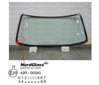 Челно стъкло NordGlass за SUZUKI WAGON R+ (EM) от 1997 до 2000