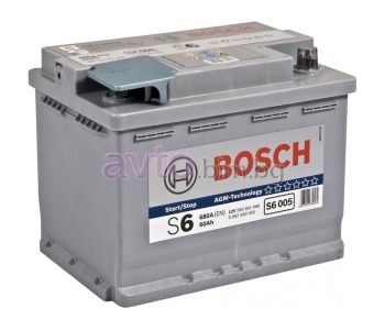 Bosch 12V 60Ah, 680A R+ Bosh AGM