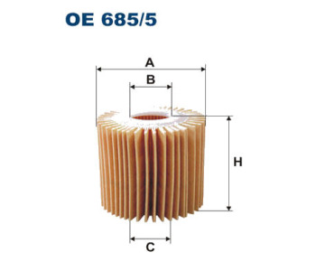 Маслен филтър FILTRON OE 685/5 за TOYOTA URBAN CRUISER (_P1_) от 2007