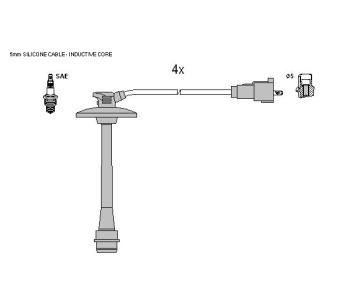 Комплект запалителни кабели STARLINE за TOYOTA CAMRY (_V2_) от 1996 до 2001