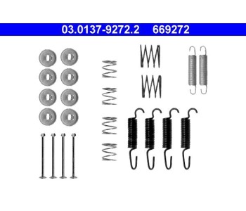 Комплект принадлежности, челюсти за ръчна спирачка ATE за LEXUS GS (JZS160, UZS161, UZS160) от 1997 до 2004