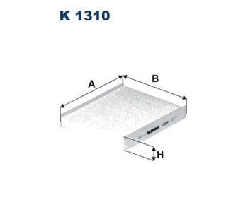 Филтър купе (поленов филтър) FILTRON K 1310 за TOYOTA PRIUS (_W3_) от 2009 до 2015