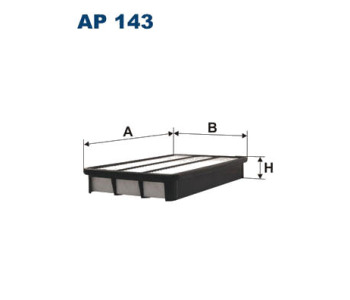 Въздушен филтър FILTRON AP 143 за TOYOTA CELICA (_T20_) от 1993 до 1999