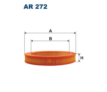 Въздушен филтър FILTRON AR 272 за TOYOTA TERCEL (AL2_) от 1982 до 1988