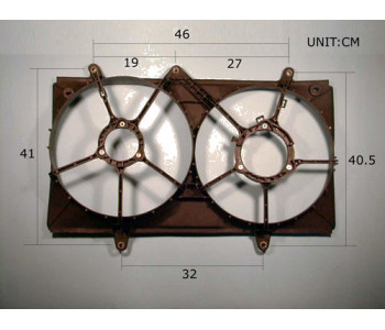 Носеща рамка перки радиатор за TOYOTA COROLLA (_E11_) Liftback от 1997 до 2002