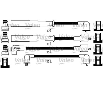 Комплект запалителни кабели VALEO за TOYOTA LAND CRUISER (J40, J50) от 1968 до 2001