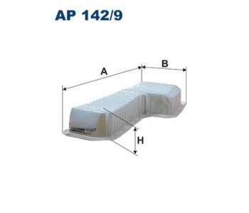 Въздушен филтър FILTRON AP 142/9 за LEXUS IS I (JCE1_, GXE1_) от 1999 до 2005