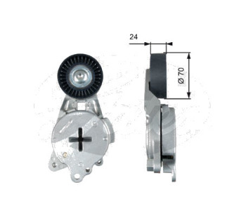 Обтящна ролка, пистов ремък GATES T39268 за TOYOTA VERSO S (_P12_) от 2010 до 2016