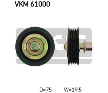 Паразитна/ водеща ролка, пистов ремък SKF VKM 61000 за TOYOTA COROLLA (_E10_) комби от 1992 до 1997