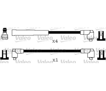 Комплект запалителни кабели VALEO за RENAULT MASTER I (P__) платформа от 1980 до 1998
