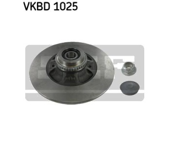 Спирачен диск плътен Ø238mm SKF за RENAULT MEGANE I CC (EA0/1_) кабриолет от 1996 до 2003