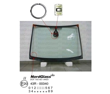 Челно стъкло NordGlass за RENAULT MODUS (F/JP0_) от 2004 до 2012