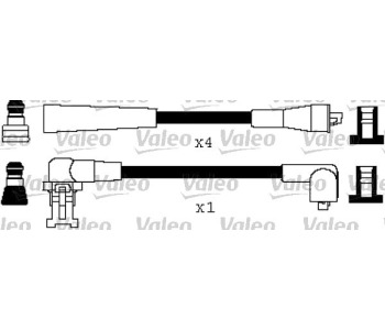 Комплект запалителни кабели VALEO за RENAULT 5 SUPER (S40_) товарен от 1984 до 1996
