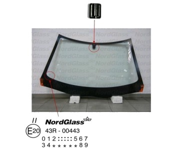 Челно стъкло NordGlass за RENAULT SAFRANE II (B54_) от 1996 до 2000