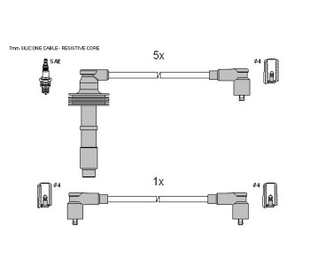 Комплект запалителни кабели STARLINE за RENAULT SAFRANE II (B54_) от 1996 до 2000