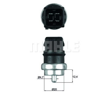 Датчик, температура на охладителната течност MAHLE TSE 14 за NISSAN MICRA III (K12) от 2002 до 2010