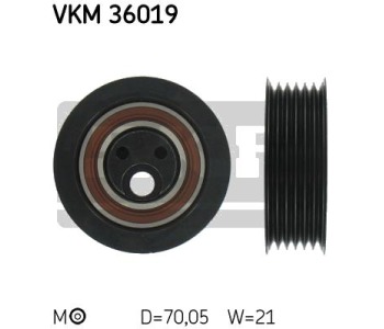 Обтящна ролка, пистов ремък SKF VKM 36019 за RENAULT SAFRANE II (B54_) от 1996 до 2000