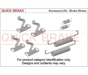 Комплект принадлежности, челюсти за ръчна спирачка QUICK BRAKE за VOLVO 940 I (944) от 1990 до 1995