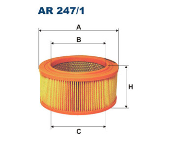 Въздушен филтър FILTRON AR 247/1 за VOLVO 140 от 1967 до 1974
