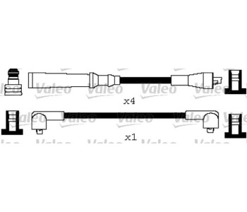 Комплект запалителни кабели VALEO за VOLVO 340-360 (343, 345) от 1976 до 1991