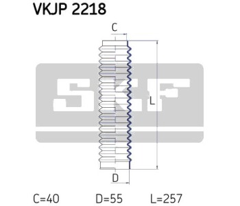 Комплект маншон, полуоска SKF за VOLVO 460 L (464) от 1988 до 1996