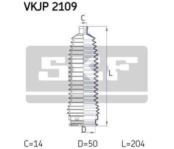 Комплект маншон, полуоска SKF за VOLVO XC70 CROSS COUNTRY от 1997 до 2007