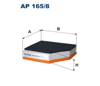 Въздушен филтър FILTRON AP 165/8 за VOLVO XC70 II от 2007