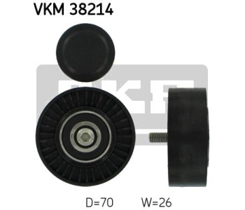 Паразитна/ водеща ролка, пистов ремък SKF VKM 38214 за BMW 1 Ser (E81) от 2006 до 2012