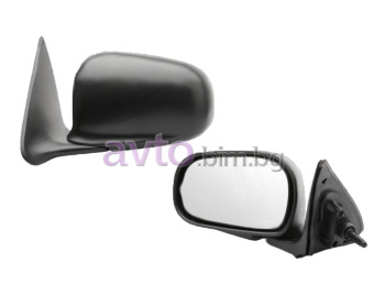Огледало ляво с жило черно изпъкнало стъкло за HONDA CIVIC VI (EJ, EM1) купе от 1996 до 2000