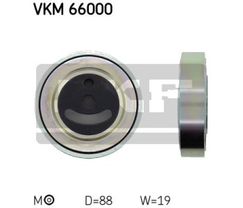 Обтящна ролка, пистов ремък SKF VKM 66000 за SUZUKI GRAND VITARA I (FT, HT) от 1998 до 2006