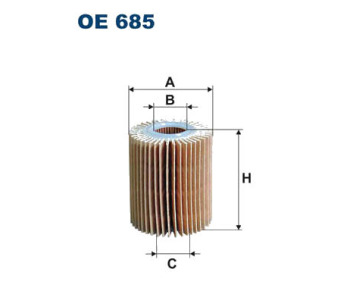 Маслен филтър FILTRON OE 685 за LEXUS GS (GRL1, GWL1) от 2012