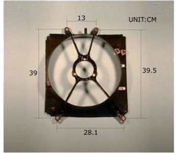 Носеща рамка перки радиатор за TOYOTA COROLLA (_E10_) Compact от 1992 до 1999